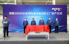 潍柴20000台氢燃料电池发动机工厂正式投产