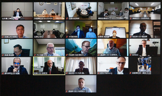 Tan Xuguang Presides over the 2nd Global CEO and CFO Video Conference of Weichai Group