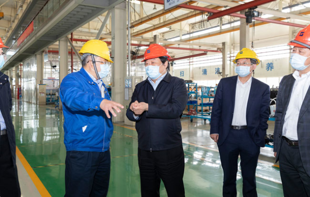 Tan Xuguang Promises a Doubled Growth in April at Companies in Linyi, Shandong