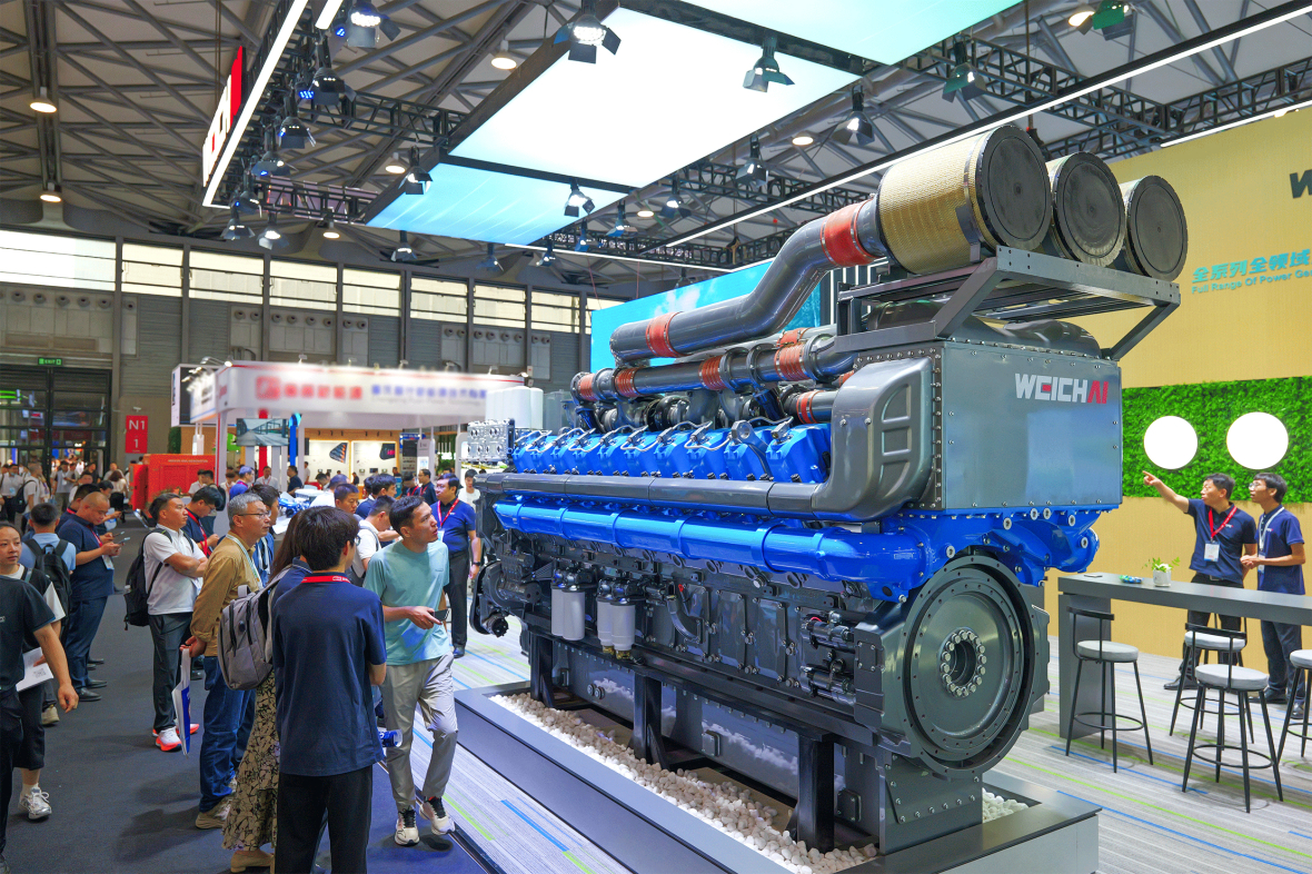 Shining at GPOWER Power Exhibition | Weichai's Multi-fuel Full Range and Full Field Gen-set Power Makes Grand Appearance